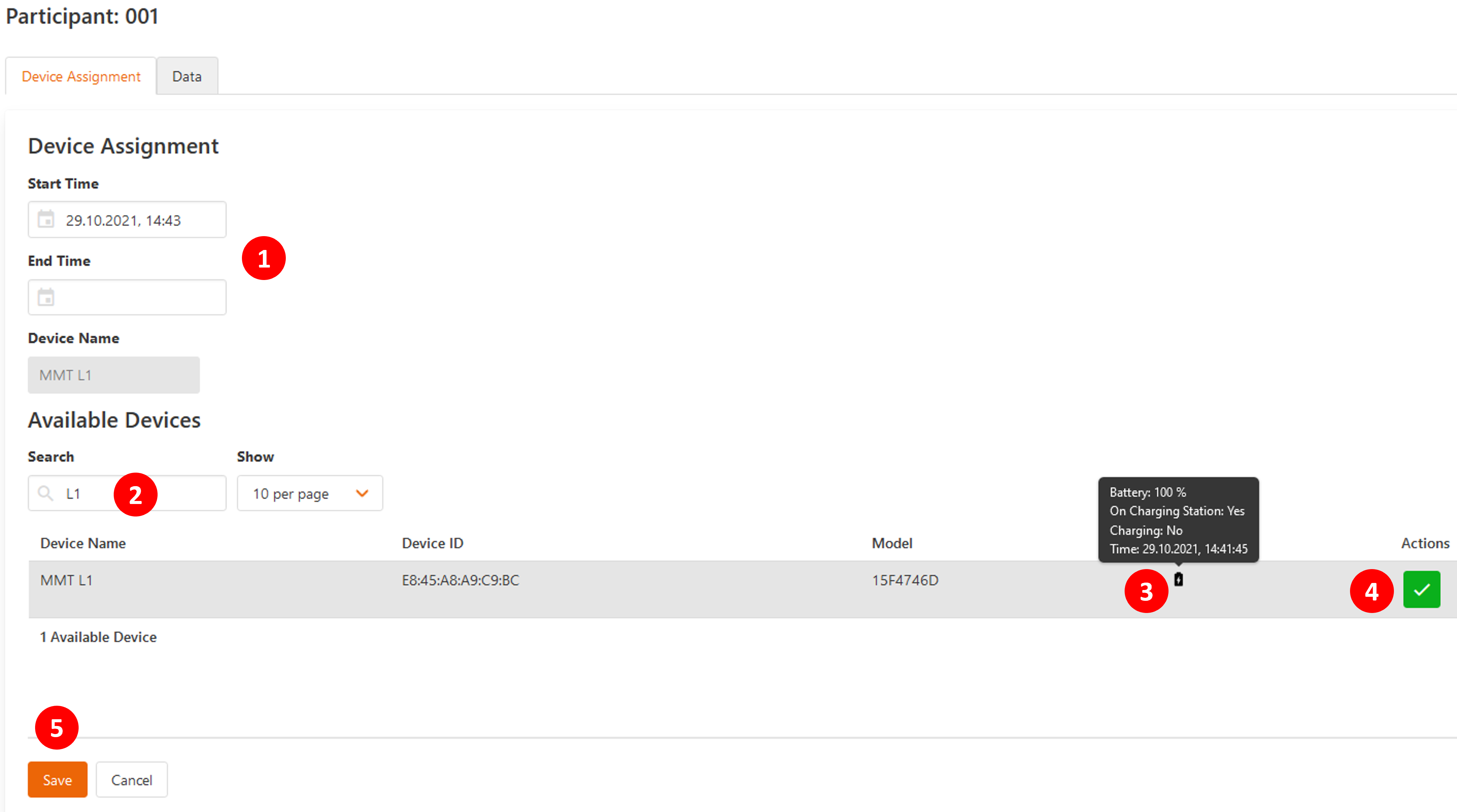 new device assignment